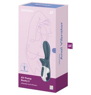 Satisfyer Booty 2 — ładowana pompka powietrzna do stymulacji analnej, ciemnoszara – zdjęcie 6