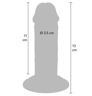 Get Real Deluxe Extra-Thick Realistic TPE Dildo, 13 cm – image 4