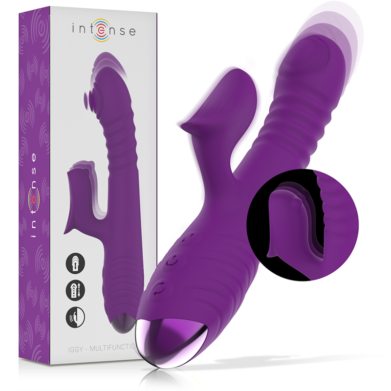 INTENSE Iggy aufladbarer multifunktionaler Vibrator mit Auf-und-ab-Bewegung – Bild 1
