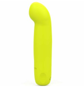 B SWISH Bcute Curve Infinite Rechargeable Silicone Vibrator, Yellow – image 1