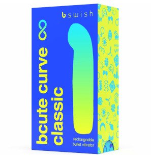 B SWISH BCute Curve Infinite wiederaufladbarer Silikonvibrator blau – Bild 4