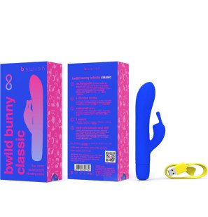 B SWISH BWILD Bunny Infinite wiederaufladbarer Rabbitvibrator aus Silikon, blau – Bild 3