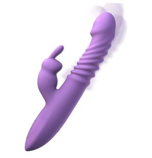 Stimulateur rabbit avec fonction chauffante et stimulation rotative – Violet – photo 2