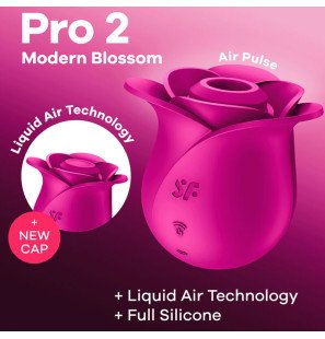 Satisfyer Air Pulse Pro 2 silicone air-pressure stimulator – Modern Blossom – image 8