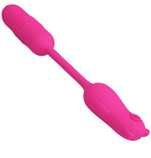 Vibromasseur bullet en silicone rose Pretty Love Nobikuma – photo 4