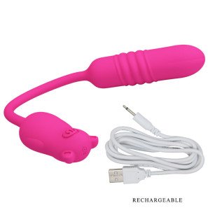 Vibromasseur bullet en silicone rose Pretty Love Nobikuma – photo 6