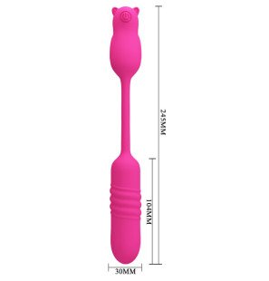 Vibromasseur bullet en silicone rose Pretty Love Nobikuma – photo 7