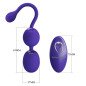 Rechargeable Vaginal Balls with Remote Control and Vibration in Violet – image 4