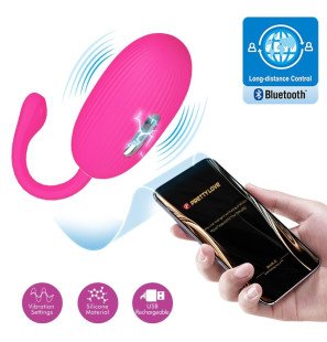 Œuf vibrant rechargeable avec télécommande Doreen Magenta – photo 1