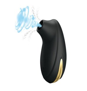 Pretty Love Luxus-Wiederaufladbarer Saugmassage-Vibrator Schwarz – Bild 5