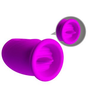 Vibromasseur double Pretty Love Daisy Dual en silicone, rechargeable et violet – photo 4