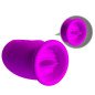 Vibromasseur double Pretty Love Daisy Dual en silicone, rechargeable et violet – photo 4