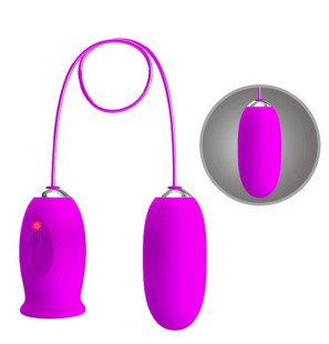Vibromasseur double Pretty Love Daisy Dual en silicone, rechargeable et violet – photo 5