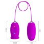 Vibromasseur double Pretty Love Daisy Dual en silicone, rechargeable et violet – photo 6