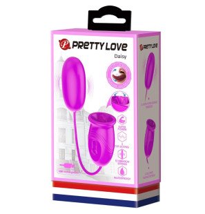 Vibromasseur double Pretty Love Daisy Dual en silicone, rechargeable et violet – photo 9
