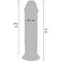 Get Real Deluxe gode double face extra épais en TPE 32 cm – photo 4 Get Real Deluxe gode double face extra épais en TPE 32 cm – photo 4