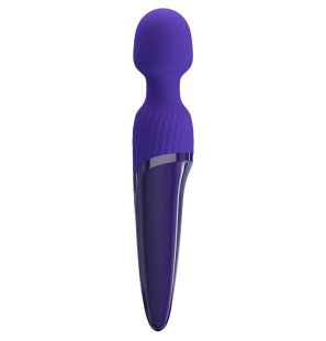 Wibrator typu wand Pretty Love Antony Youth z efektem ciepła, fioletowy – zdjęcie 2
