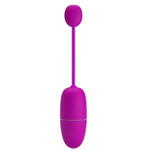 Œuf vibrant connecté par application Pretty Love Nimf en silicone violet – photo 2
