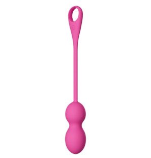 Elvira Rechargeable Silicone Vibrating Balls in Pink – image 3