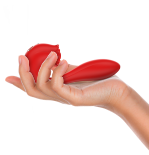 MIA Selena Waterproof Silicone Vibrator with Red Tapping Effect – image 2