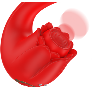 MIA Selena Waterproof Silicone Vibrator with Red Tapping Effect – image 6