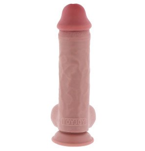 Get Real Deluxe – realistyczne dildo z przyssawką i wyjątkowo grubymi jądrami – zdjęcie 1