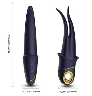 Armony Schaduw dark blue rechargeable vibrator with clamp – image 4