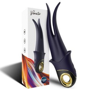 Armony Schaduw dark blue rechargeable vibrator with clamp – image 6