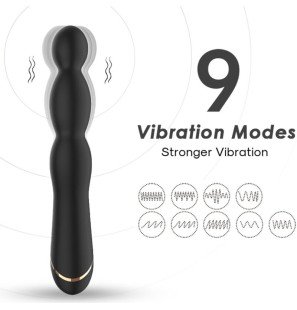 Adjustable bamboo-style vibrator Armony in silicone – image 2
