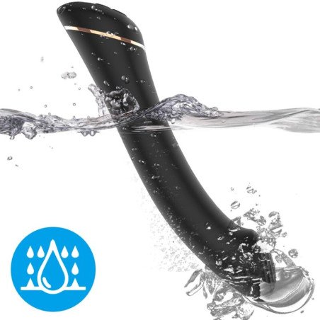 Armony zwarte siliconen vibrator met platte kop – foto 2