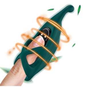 Armony grüner Vibrator- und Stimulations-Fingerling aus Silikon – Bild 2