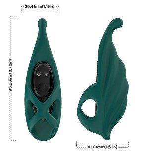 Armony grüner Vibrator- und Stimulations-Fingerling aus Silikon – Bild 4