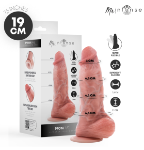 MR INTENSE realistic silicone dildo with suction cup 19 cm – image 1
