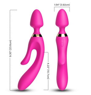 Armony Fuchsia Rabbit Vibrator and Massager in Silicone – image 1