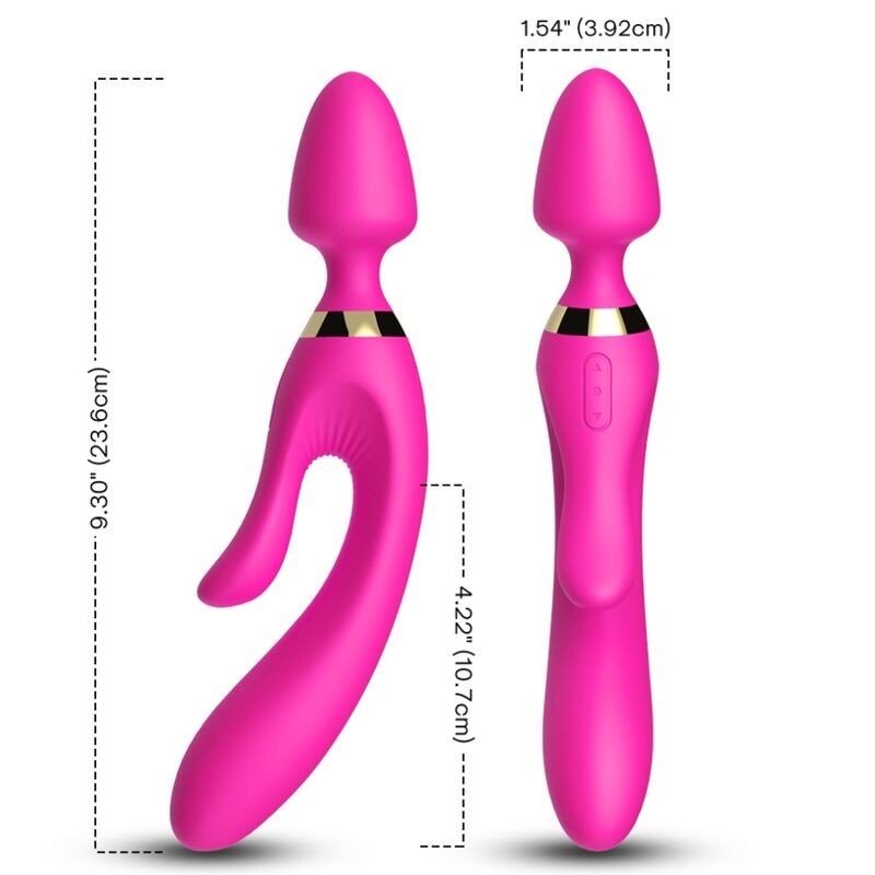 Armony Fuchsia Rabbit-Vibrator und Massagegerät aus Silikon – Bild 1