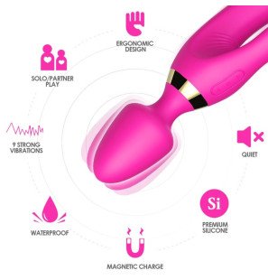 Armony Fuchsia Rabbit-Vibrator und Massagegerät aus Silikon – Bild 3