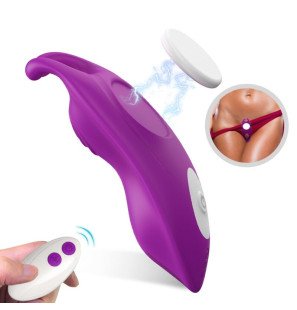 Honeybee G-spot Vibrator with Remote Control, Violet – image 1