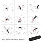 ARMONY Bullet-Vibrator aus Silikon, wiederaufladbar und wasserdicht, 8,8 cm – Bild 2