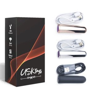 Armony silicone bullet vibrator, silver, 2,1 x 7,9 cm – image 4