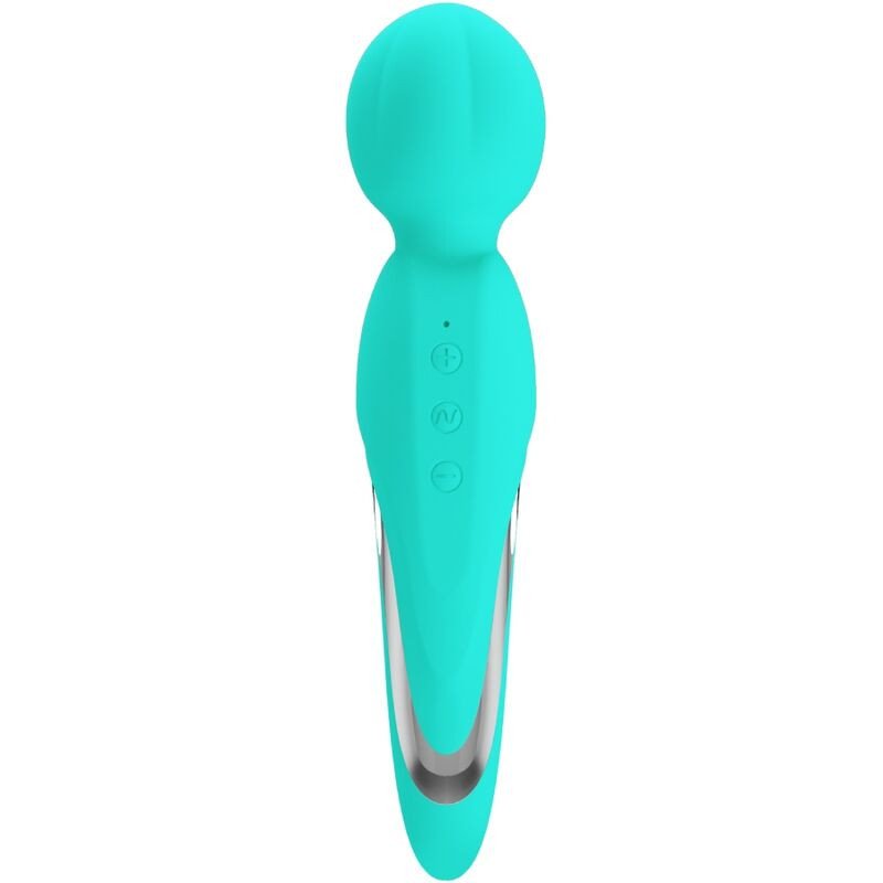 Pretty Love Walter, vibromasseur wand pour une stimulation ciblée, vert d’eau – photo 1