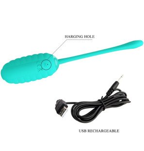 Œuf vibrant rechargeable vert d’eau – photo 8