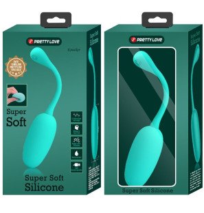 Œuf vibrant rechargeable Pretty Love vert d’eau – photo 9