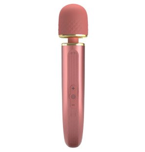Rosa Vibrationsmassagegerät mit 7 Stufen und 29 cm Länge – Bild 1
