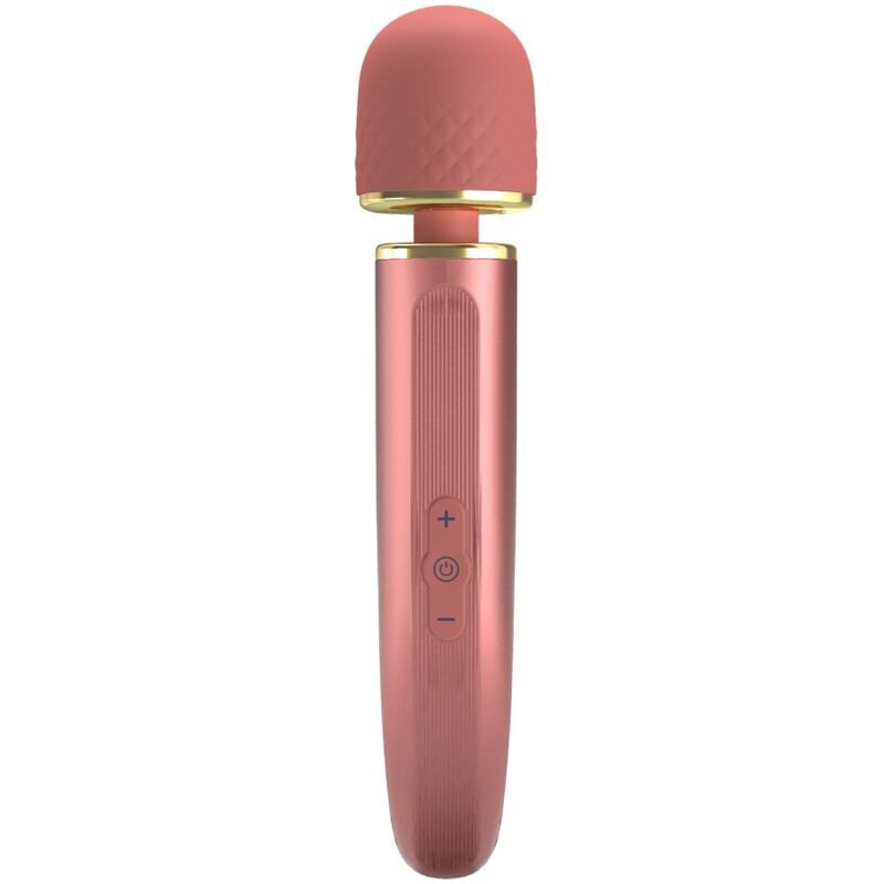 Rosa Vibrationsmassagegerät mit 7 Stufen und 29 cm Länge – Bild 1