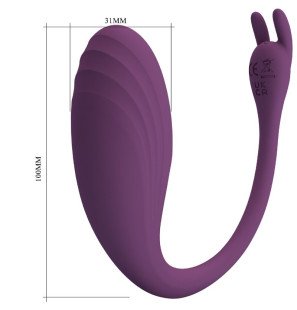 Vibromasseur Pretty Love Catalina lilas avec application et télécommande – photo 7