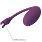 Vibromasseur Pretty Love Catalina lilas avec application et télécommande – photo 9
