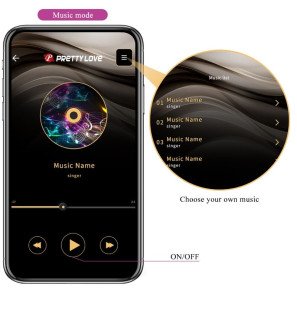 Pretty Love Catalina Vibrator mit App und Fernbedienung in Lila – Bild 16