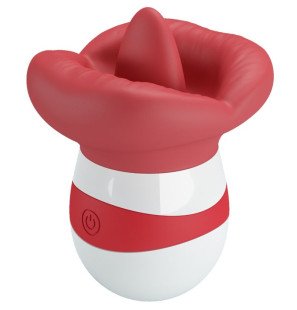 Pretty Love Mina Light Red Tongue Stimulator for Targeted Stimulation – image 2