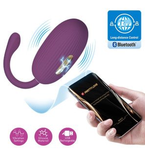 Œuf vibrant rechargeable Doreen lilas – photo 1