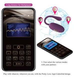 Rechargeable Vibrating Egg Doreen, Lilac – image 14